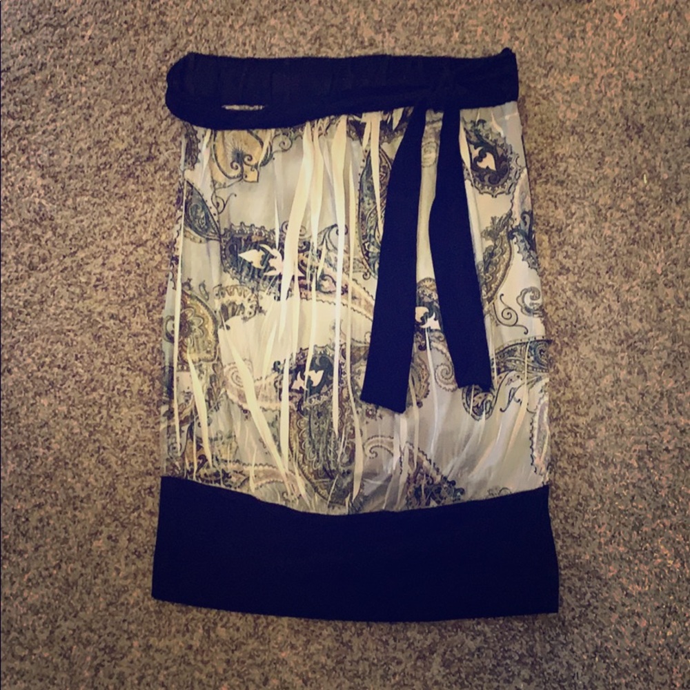 Daytrip Paisley Tube Top